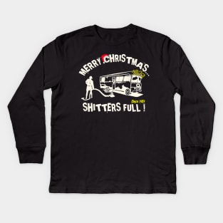 Funny Merry Christmas Shitters Full Kids Long Sleeve T-Shirt